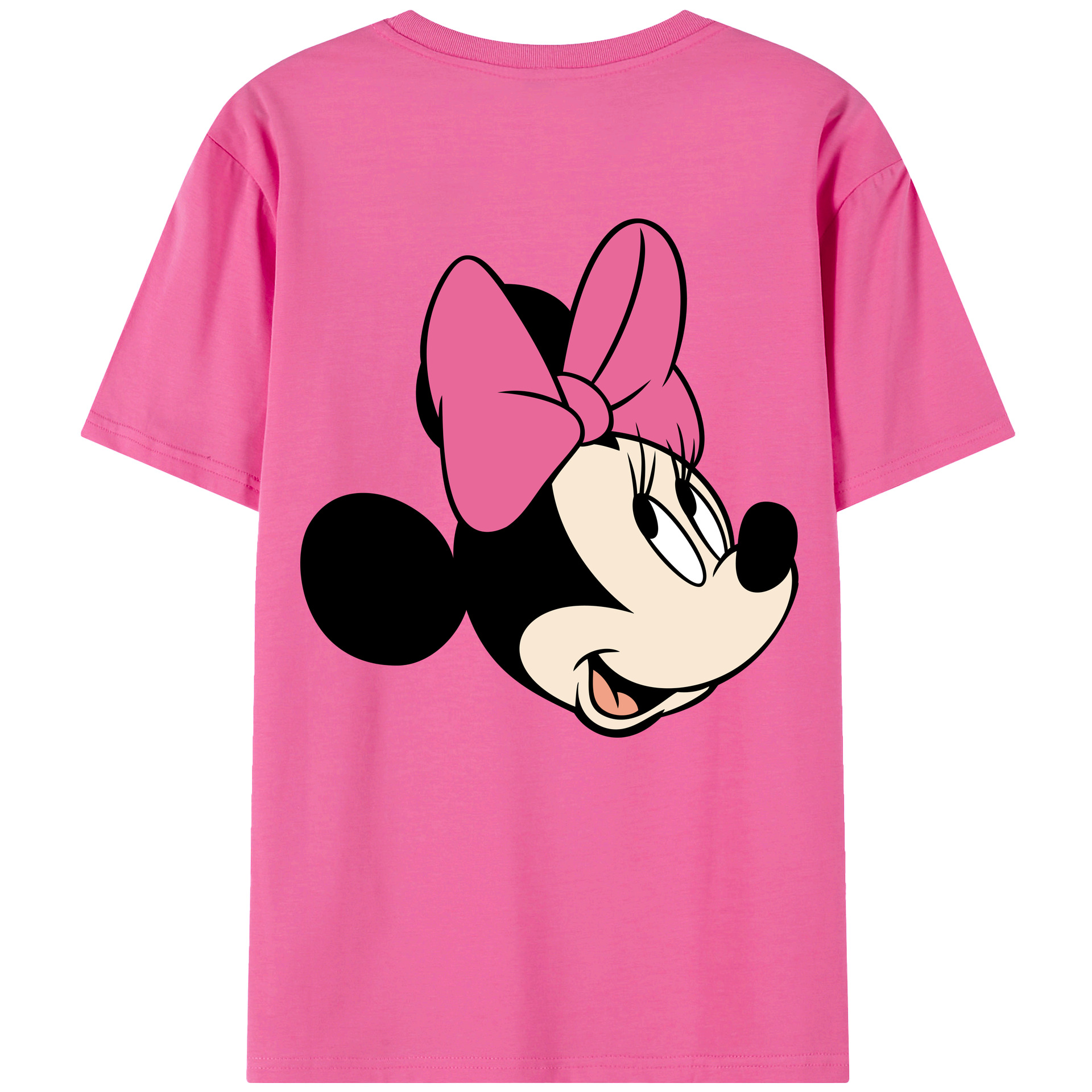 ミッキーマウス Mickey Mouse レディース半袖Tシャツ(バックプリント)